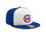 Men's Chicago Cubs New Era White/Royal Alternate Authentic Collection On-Field 59FIFTY Fitted Hat - Pro Jersey Sports