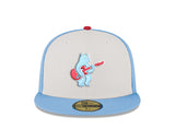 Men's Chicago Cubs New Era Chrome/ Sky Blue Guitar Bear Alternate 59FIFTY Fitted Hat - Pro Jersey Sports