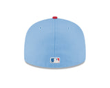 Men's Chicago Cubs New Era Chrome/ Sky Blue Guitar Bear Alternate 59FIFTY Fitted Hat - Pro Jersey Sports
