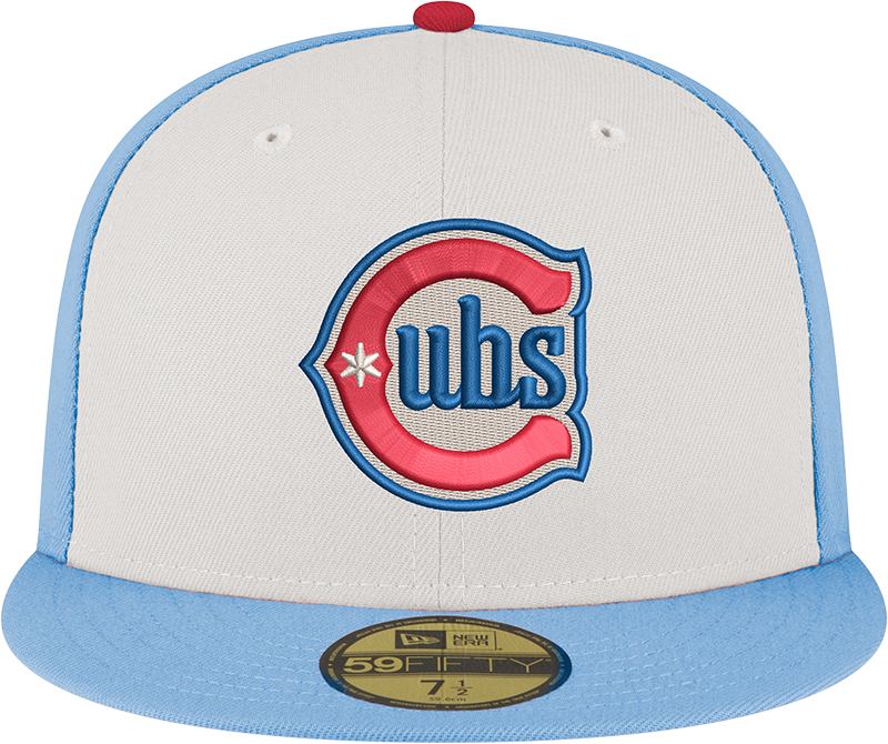 Men's Chicago Cubs New Era Chrome/ Sky Blue Alternate 59FIFTY Fitted Hat - Pro Jersey Sports