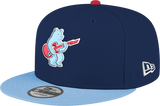 Chicago Cubs New Era Guitar Bear Alternate Navy/Sky Blue 9FIFTY Snapback Hat - Pro Jersey Sports