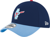 Chicago Cubs 2nd Alternate Guitar Bear Navy/Sky Blue New Era 39THIRTY Flex Hat - Pro Jersey Sports