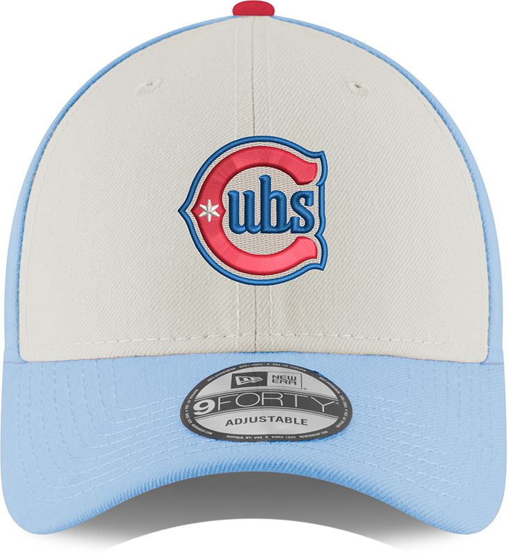 Youth Chicago Cubs Alternate 2 9FORTY Adjustable Chrome/Sky Blue Cap By New Era - Pro Jersey Sports