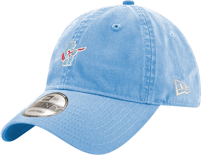 Chicago Cubs New Era Sky Blue Alternate Guitar Bear 9TWENTY Adjustable Hat - Pro Jersey Sports