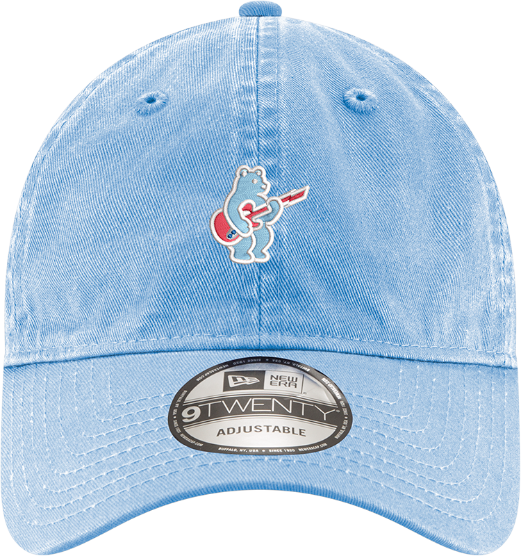 Chicago Cubs New Era Sky Blue Alternate Guitar Bear 9TWENTY Adjustable Hat - Pro Jersey Sports