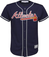 Youth Ronald Acuna Jr. Atlanta Braves Alternate Blue Replica MLB Branded Jersey - Pro Jersey Sports