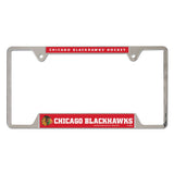 Chicago Blackhawks Wincraft Metal License Plate Frame - Pro Jersey Sports