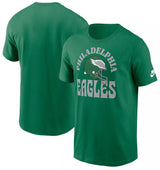 Men's Nike Kelly Green Philadelphia Eagles Rewind Groove Essential T-Shirt - Pro Jersey Sports