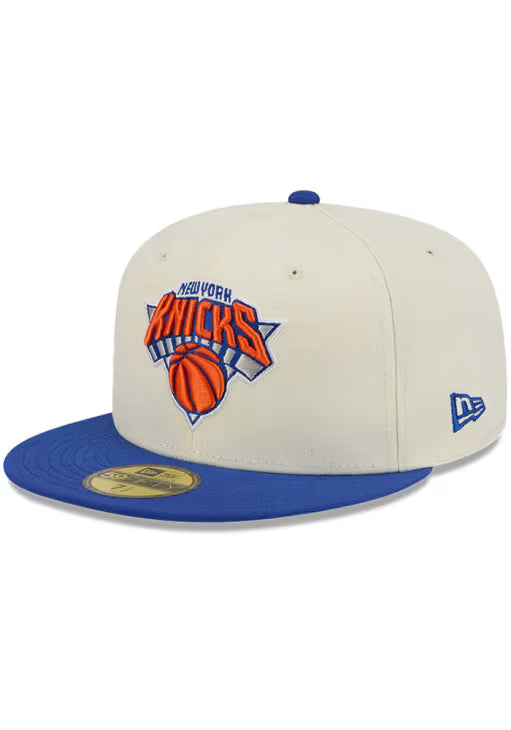 New York Knicks Chrome/Royal 2 Tone New Era 59FIFTY Fitted Hat