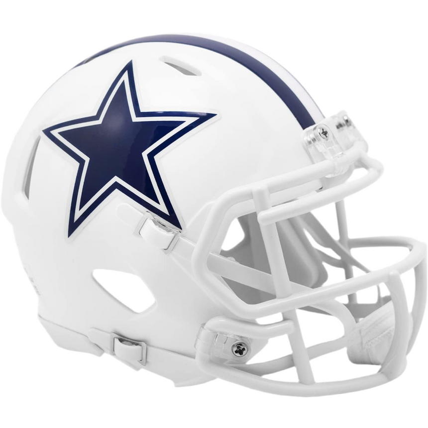 Dallas Cowboys White Alternate Speed Mini Helmet - Pro Jersey Sports