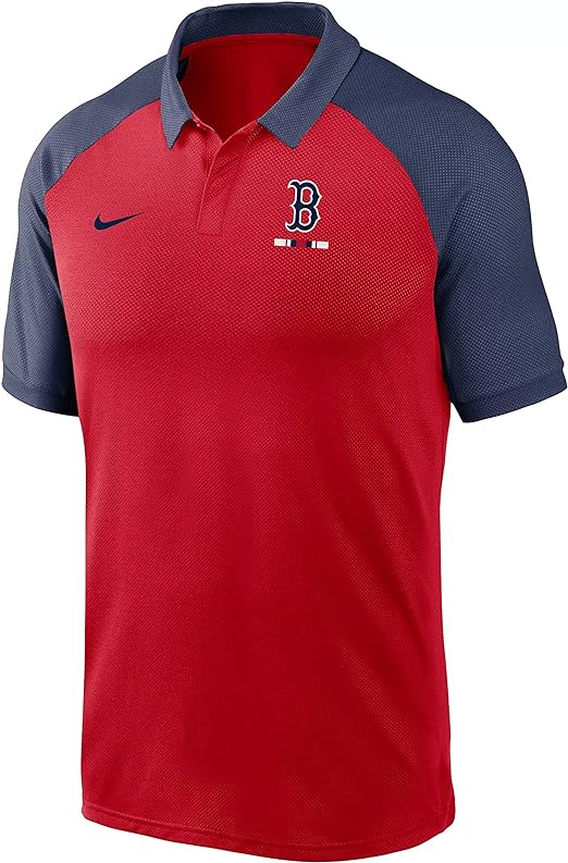 Nike Men's Boston Red Sox Red Dri-FIT Legacy Raglan Polo
