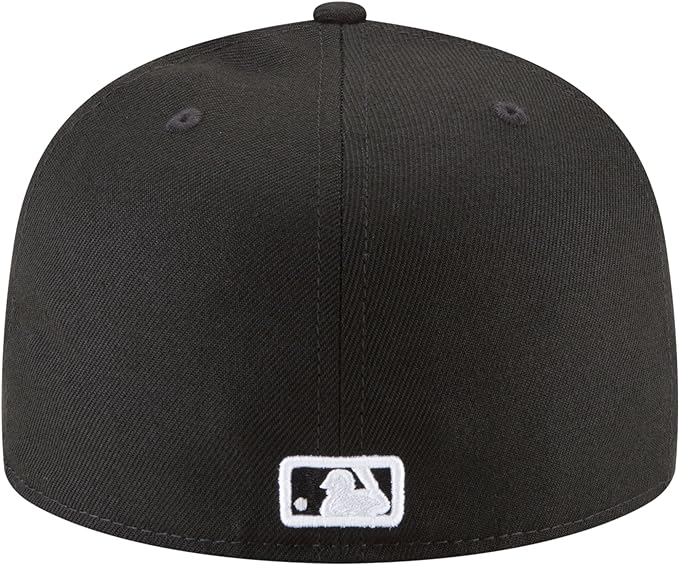 Atlanta Braves Basic Black New Era 59Fifty Fitted Hat