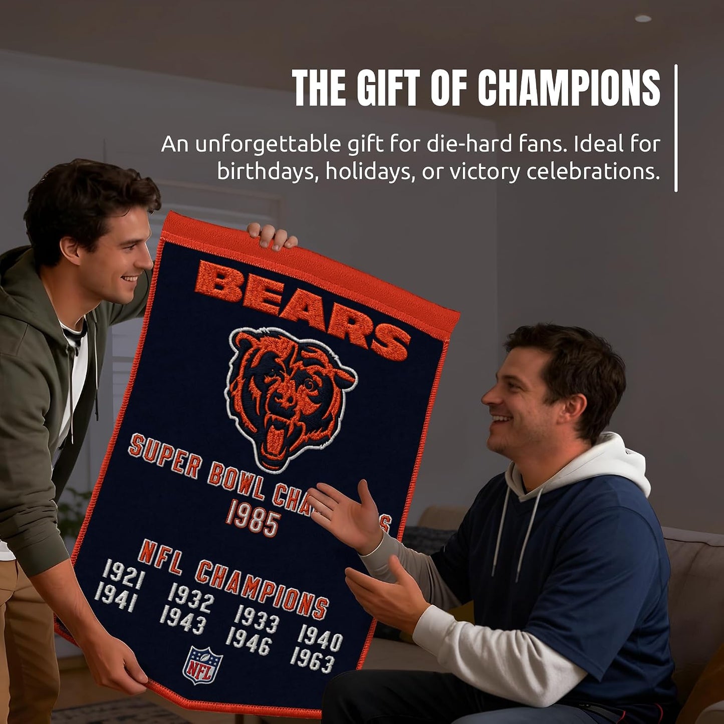 NFL Chicago Bears Dynasty Banner 24" by 36"
