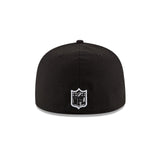 Men's San Francisco 49ers New Era Black & White 59FIFTY Fitted Hat - Pro Jersey Sports