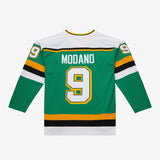 Men's Mike Modano Kelly Green Minnesota North Stars 1989/90 Power Play Player Jersey - Pro Jersey Sports