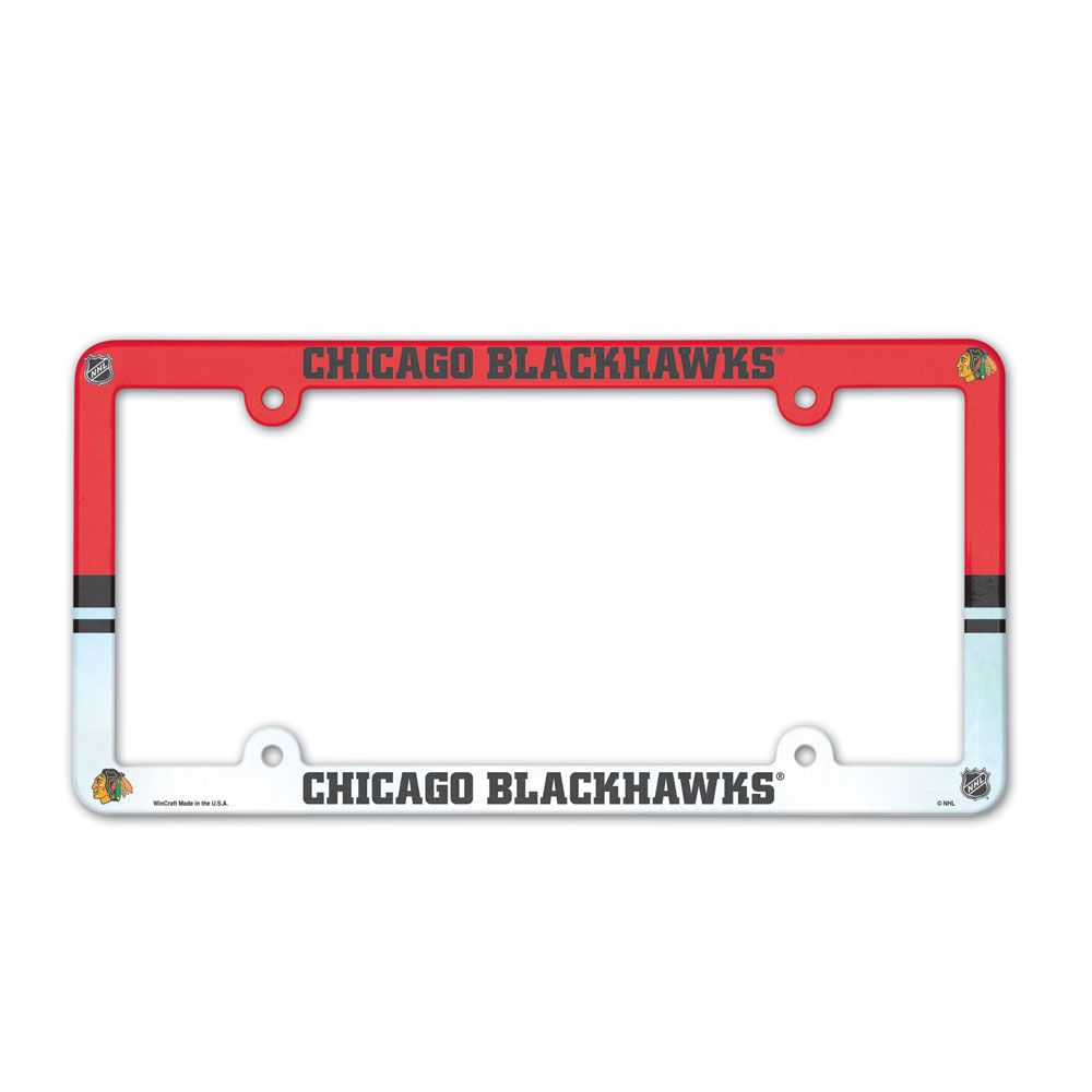 Chicago Blackhawks Wincraft Plastic License Plate Frame