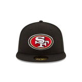 Men's San Francisco 49ers New Era Black Basic 59FIFTY Fitted Hat - Pro Jersey Sports