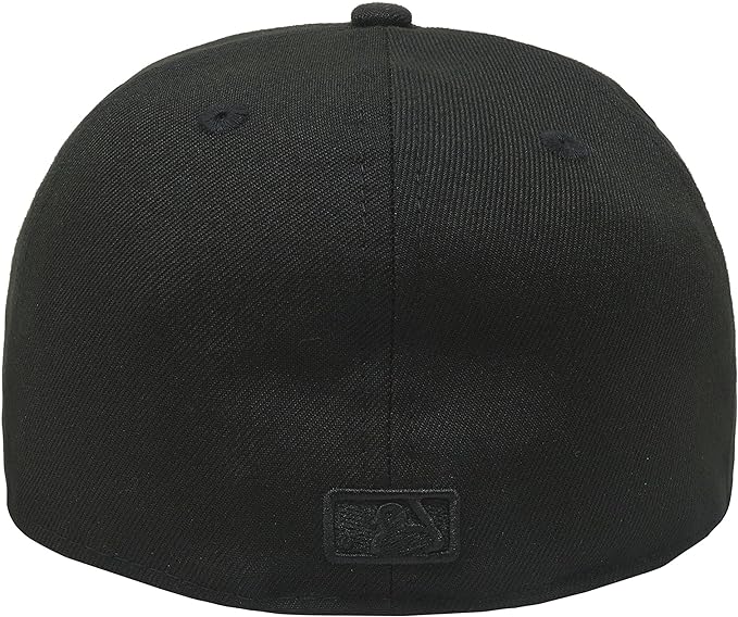 Men's Philadelphia Phillies Tonal Black On Black 59FIFTY Fitted Hat