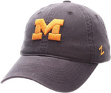 Men's Zephyr Michigan Wolverines Scolarship Navy Slouch Adjustable Hat - Pro Jersey Sports