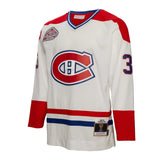 Men's Montreal Canadiens Patrick Roy Mitchell & Ness White 1992/93 Blue Line Player Jersey - Pro Jersey Sports
