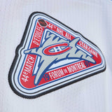 Men's Montreal Canadiens Patrick Roy Mitchell & Ness White 1992/93 Blue Line Player Jersey - Pro Jersey Sports