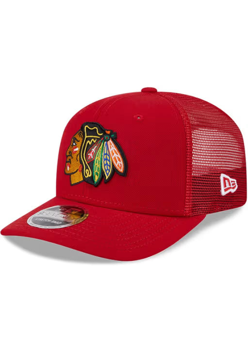 Men's Chicago Blackhawks New Era Red 9SEVENTY Trucker Hat