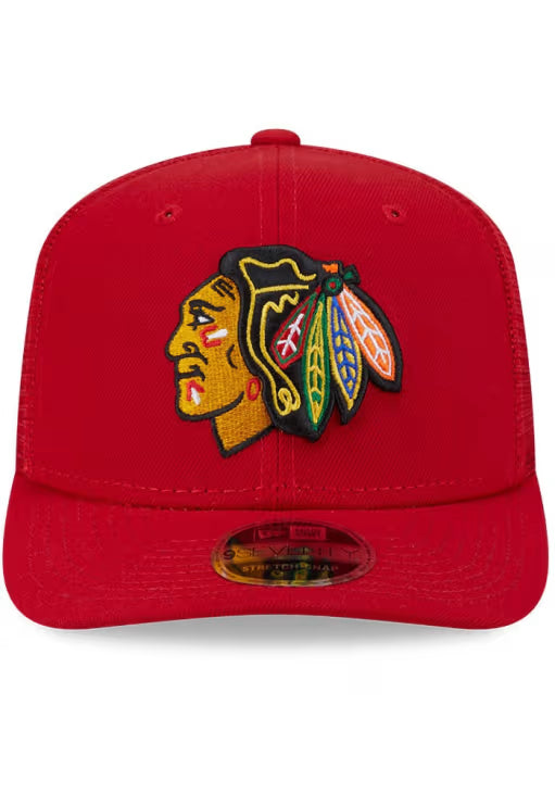 Men's Chicago Blackhawks New Era Red 9SEVENTY Trucker Hat