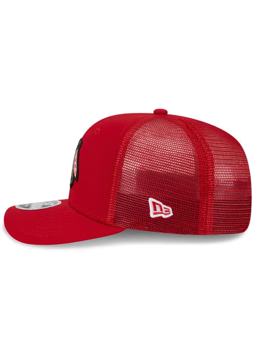 Men's Chicago Blackhawks New Era Red 9SEVENTY Trucker Hat