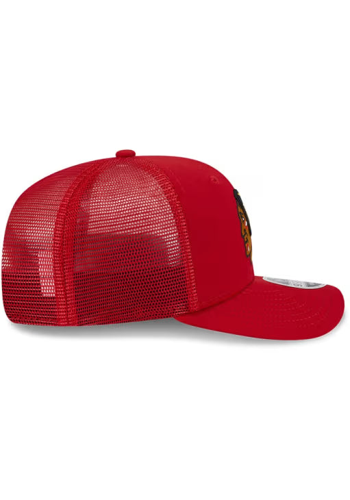 Men's Chicago Blackhawks New Era Red 9SEVENTY Trucker Hat