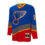 Men's St. Louis Blues Brett Hull Mitchell & Ness Blue 1995/96 Blue Line Player Jersey - Pro Jersey Sports