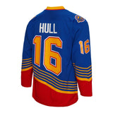 Men's St. Louis Blues Brett Hull Mitchell & Ness Blue 1995/96 Blue Line Player Jersey - Pro Jersey Sports