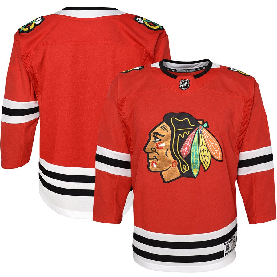 NHL Youth Chicago Blackhawks Premier Red Home Jersey