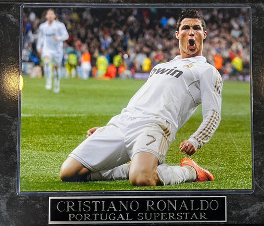 Real Madrid Cristiano Ronaldo Photo Plaque