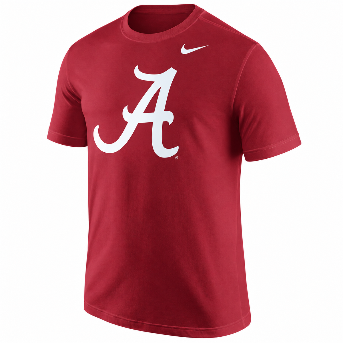 Alabama Crimson Tide Primary Logo Crimson Short Sleeve Nike Tee