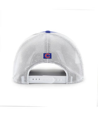 Chicago Cubs '47 Cooperstown Burgess Trucker Snapback Hat - Royal/White