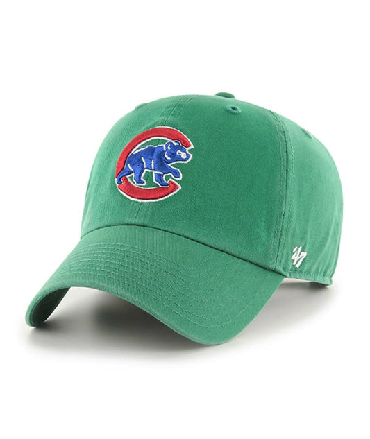 Chicago Cubs MLB Kelly Green Clean Up Hat By '47 Brand