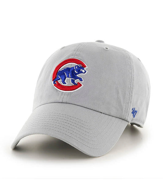Chicago Cubs MLB Storm Gray Clean Up Hat By '47 Brand