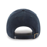 Men's New York Yankees Navy Secondary Logo Cleanup Adjustable Hat By '47 brand - Pro Jersey Sports