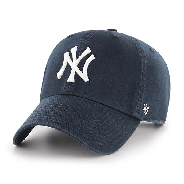 Men's New York Yankees Navy Cleanup Adjustable Hat By '47 brand