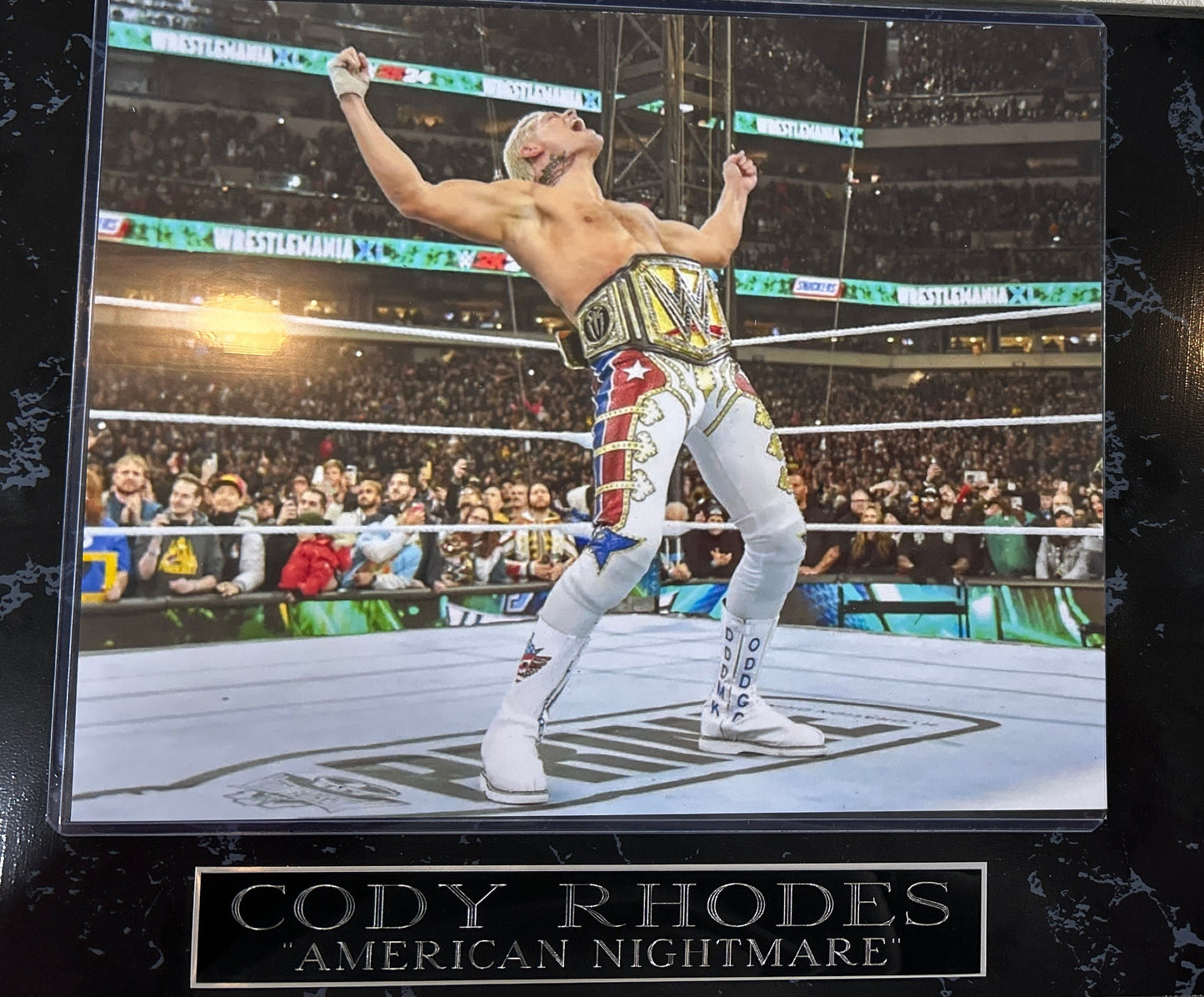 WWE Cody Rhodes WrestleMania 40 Celebration Photo Plaque