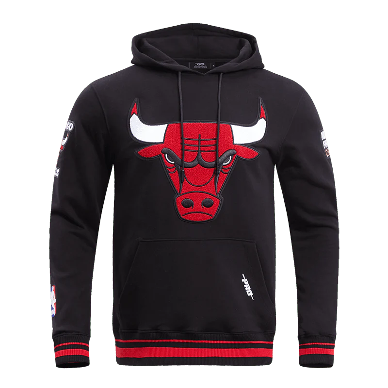 Men's Chicago Bulls Pro Standard Retro Classic Black Hoodie