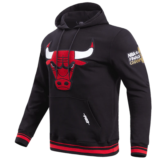 Men's Chicago Bulls Pro Standard Retro Classic Black Hoodie