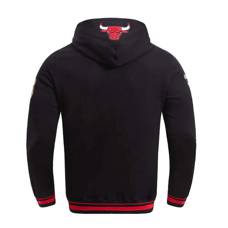 Men's Chicago Bulls Pro Standard Retro Classic Black Hoodie