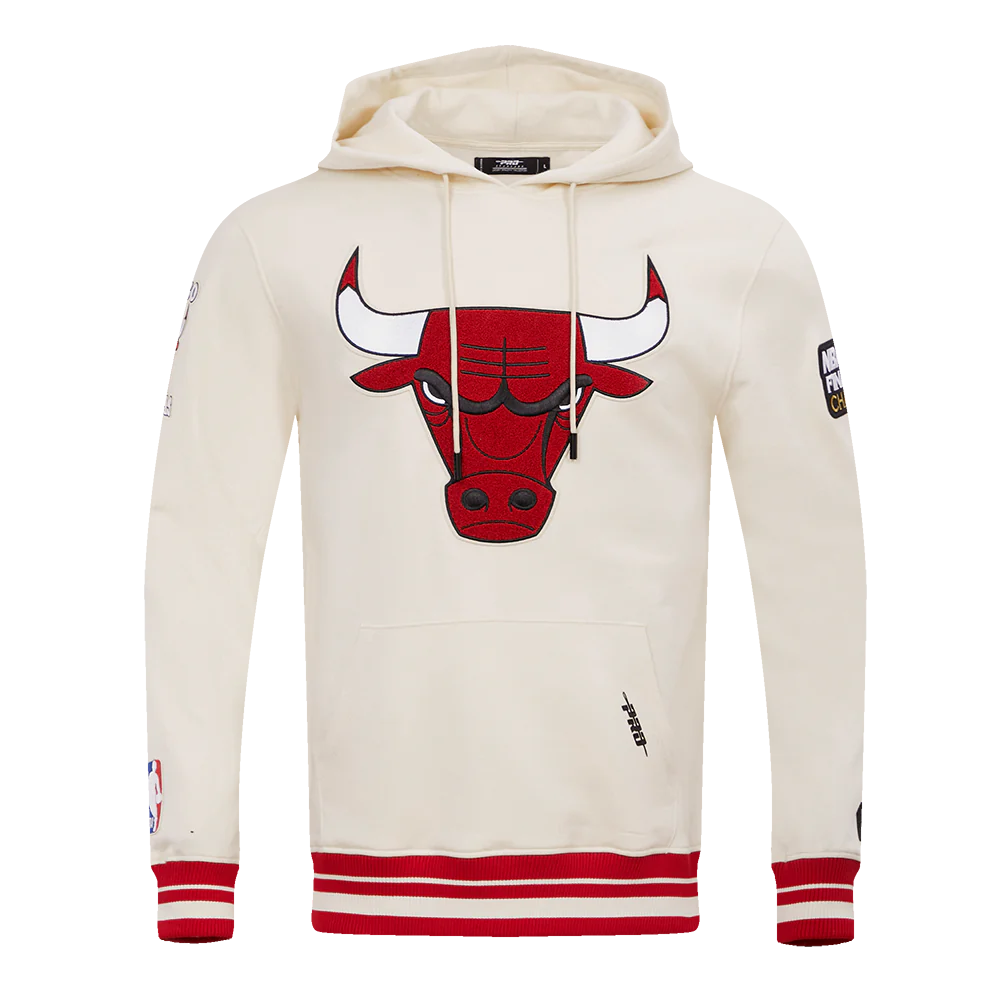 Men's Chicago Bulls Pro Standard Retro Classic Eggshell Hoodie