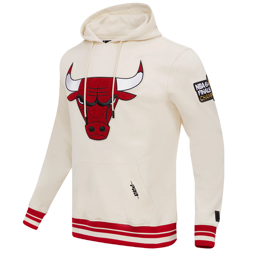 Men's Chicago Bulls Pro Standard Retro Classic Eggshell Hoodie