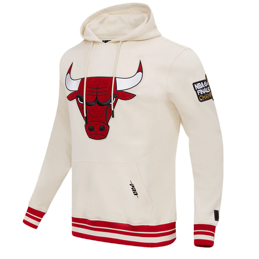 Men's Chicago Bulls Pro Standard Retro Classic Eggshell Hoodie