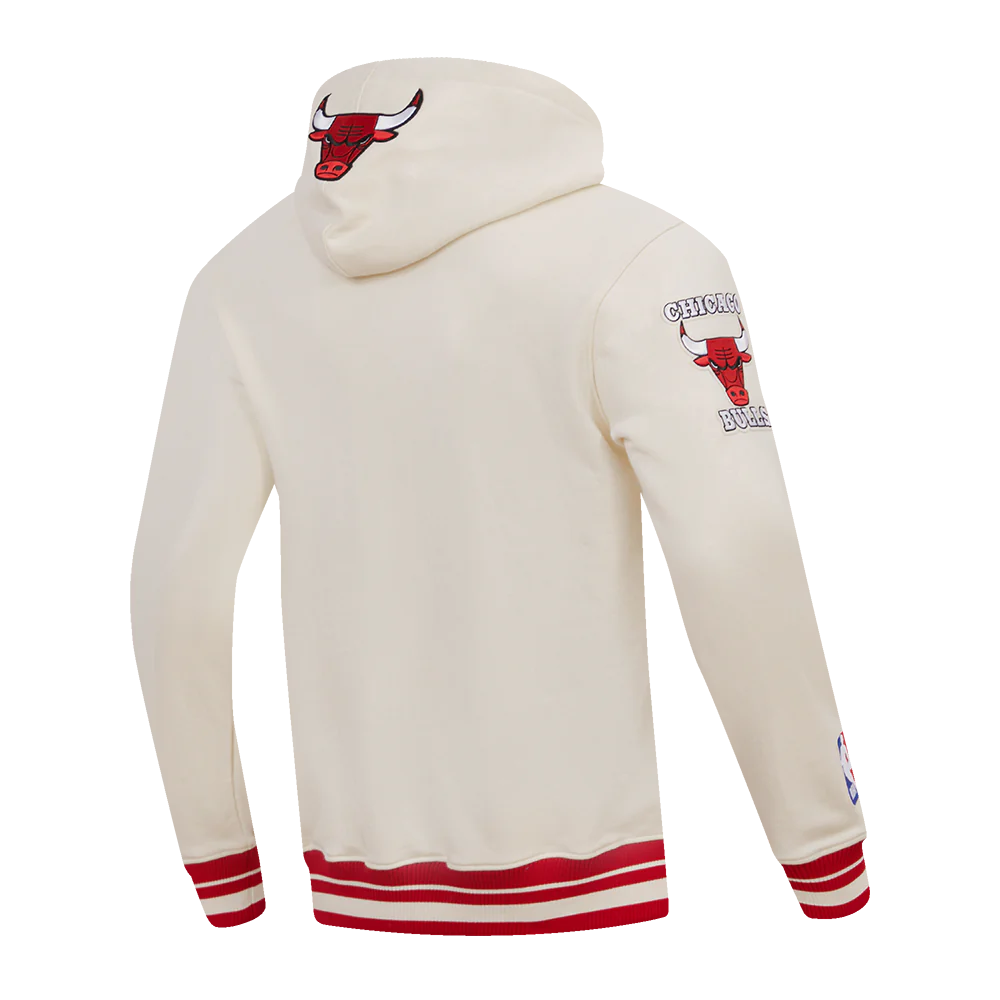 Men's Chicago Bulls Pro Standard Retro Classic Eggshell Hoodie