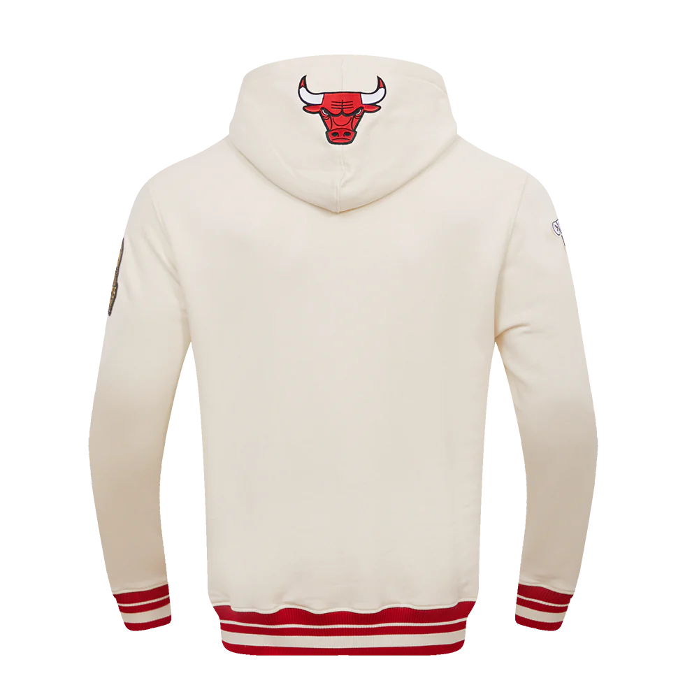 Men's Chicago Bulls Pro Standard Retro Classic Eggshell Hoodie