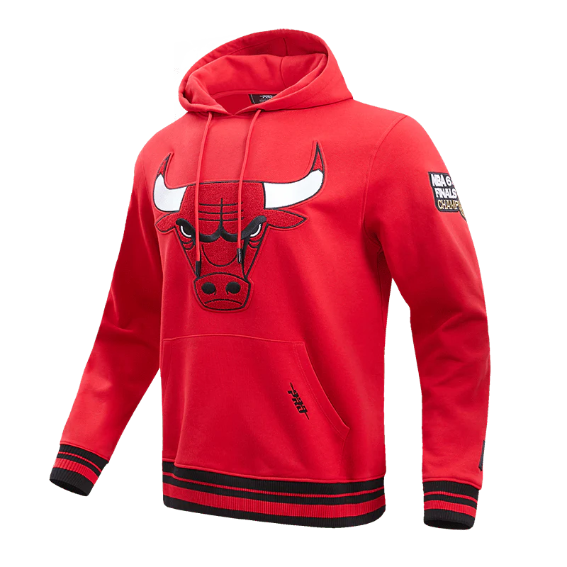 Men's Chicago Bulls Pro Standard Retro Classic Red Hoodie