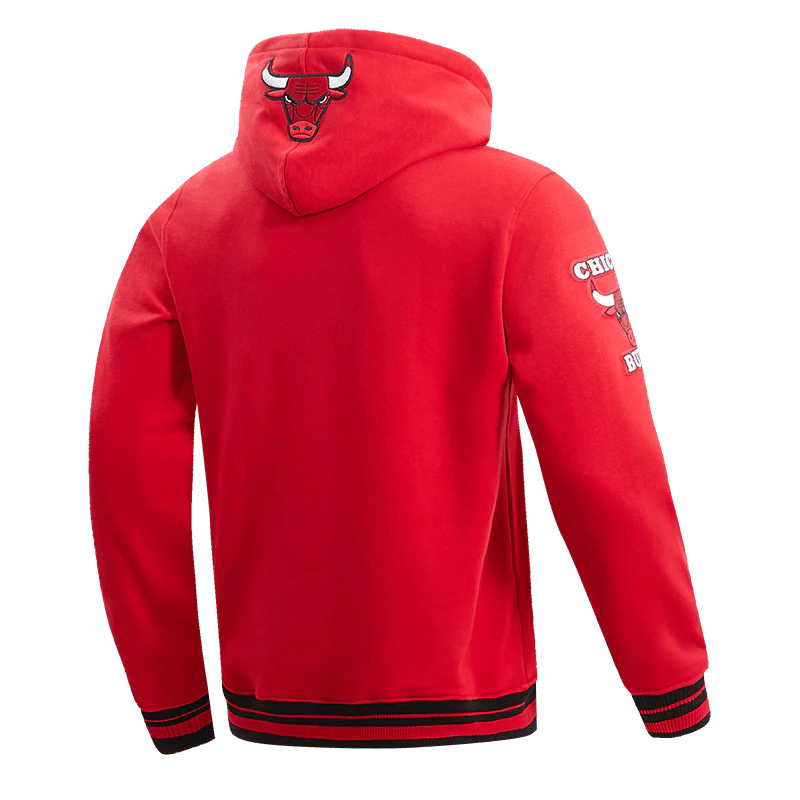 Men's Chicago Bulls Pro Standard Retro Classic Red Hoodie